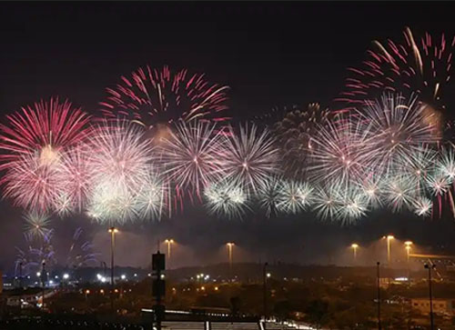 惠水县焰火晚会